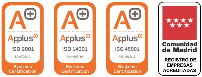 Applus+ ISO 9001 / 14001 / 45001
